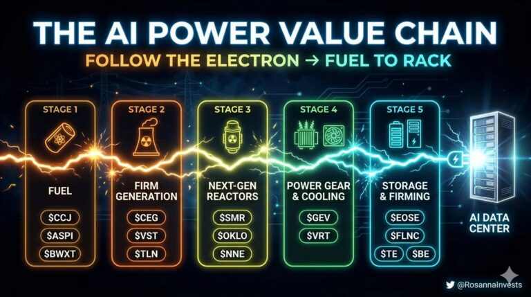 The AI power value chain: fuel to rack